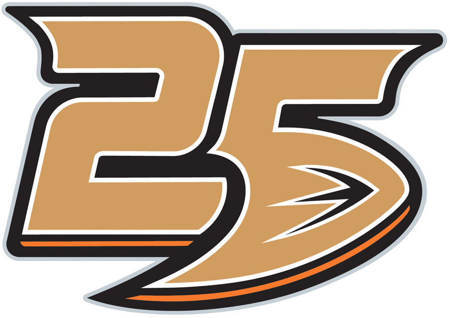 Anaheim Ducks 2019 Anniversary Logo iron on transfers for clothing